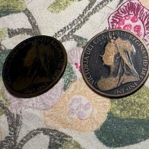 🇬🇧 1901 Great Britain — One Penny — Queen Victoria — Last Victorian Era Coin